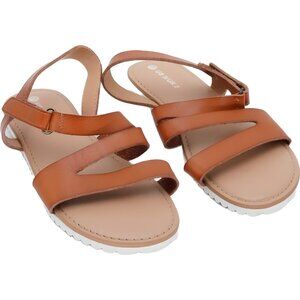 Princess Open Toe Flat Sandals Adjustable Girls US 3